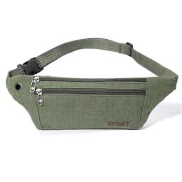 Fanny Pack Running Bags Waist Belt Bag 2024 New Canvas Purse Travel Camping Hiking Pocket Belly Pouch For Phone Coins Women Men