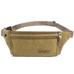 Fanny Pack Running Bags Waist Belt Bag 2024 New Canvas Purse Travel Camping Hiking Pocket Belly Pouch For Phone Coins Women Men