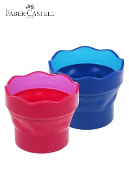 Faber-Castell Clic & Go Folding Mini Paint Bucket with Sakura Watercolor Pen Brush Paint Washer Cleaner Drawing Tools Art Supply