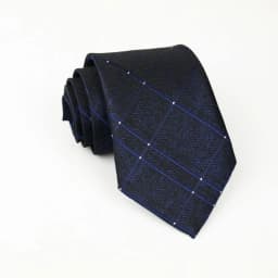 8cm Classic Men's Tie Blue Plaid Striped Neck Tie Paisley Floral Neckties Daily Wear Cravat Wedding Party Gift
