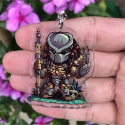 Predator Alien Xenomorph Cosplay Costumes Key Chain Keychain Accessories Pendant