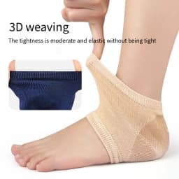 Socks Feet Pads for Heels Heel Gel Protective Shock-absorbing Insoles Feet Care Skin Repair Cushion Anti-cracked Foot Sock