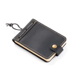 Portable Leather Notebook Mini Notepad Sketchbook Journal Travel Office School Supplies
