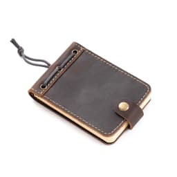 Portable Leather Notebook Mini Notepad Sketchbook Journal Travel Office School Supplies