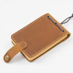 Portable Leather Notebook Mini Notepad Sketchbook Journal Travel Office School Supplies