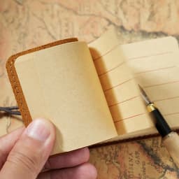 Portable Leather Notebook Mini Notepad Sketchbook Journal Travel Office School Supplies