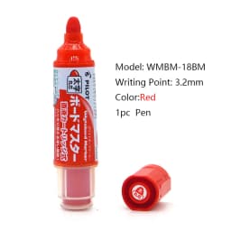 Japanese Poilt Direct Liquid Marker High Capacity Erasable WBMAVBM-M Whiteboard Pen Can Add Ink For School Office Training Class