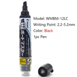 Japanese Poilt Direct Liquid Marker High Capacity Erasable WBMAVBM-M Whiteboard Pen Can Add Ink For School Office Training Class