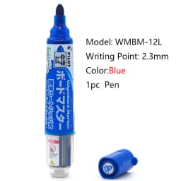 Japanese Poilt Direct Liquid Marker High Capacity Erasable WBMAVBM-M Whiteboard Pen Can Add Ink For School Office Training Class