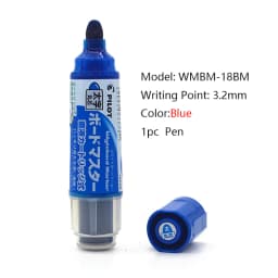 Japanese Poilt Direct Liquid Marker High Capacity Erasable WBMAVBM-M Whiteboard Pen Can Add Ink For School Office Training Class