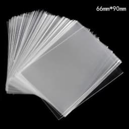 100pcs/set Game Card Cover Bag ID Credit Card Holder Protector Organizer Business Game Cards Protective Case Sleeve Holder Bag