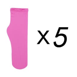 5 Pairs Women Ice Thin Loose Socks Calf Tube Socks Summer Black White Knee Nylon Socks Japanese Fashion College Lolita Style