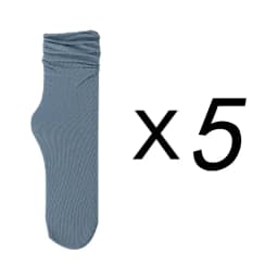 5 Pairs Women Ice Thin Loose Socks Calf Tube Socks Summer Black White Knee Nylon Socks Japanese Fashion College Lolita Style