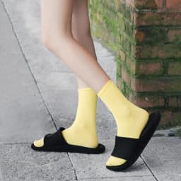 5 Pairs Women Ice Thin Loose Socks Calf Tube Socks Summer Black White Knee Nylon Socks Japanese Fashion College Lolita Style