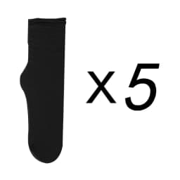 5 Pairs Women Ice Thin Loose Socks Calf Tube Socks Summer Black White Knee Nylon Socks Japanese Fashion College Lolita Style