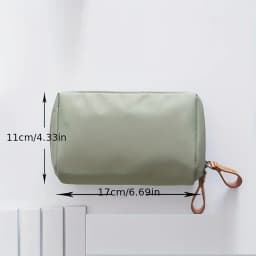Small Solid Color Portable Makeup Bag, Travel Cosmetic Pouch, Storage Organizer For Daily Use