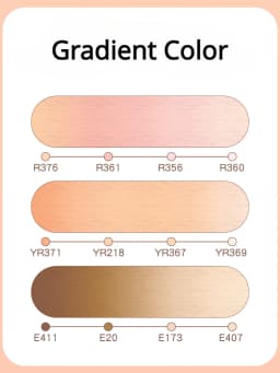 FINECOLOUR EF102 Double-headed Skin Color Markers Oily Alcohol Sketch Drawing Dual Art Marker pen School Art Supplies