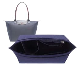 Felt Insert Bag Fits For Longchamp Handbag Liner Bag Felt Cloth Makeup Bag Support Travel Portable Insert Purse Organizer
