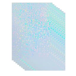 ESHANG 50 Sheets Waterproof Cold Laminating Film A6 4.1x5.8inch Self-adhesive paper film DIY Package Card Photo Laminating Film.