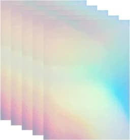 ESHANG 50 Sheets Waterproof Cold Laminating Film A6 4.1x5.8inch Self-adhesive paper film DIY Package Card Photo Laminating Film.