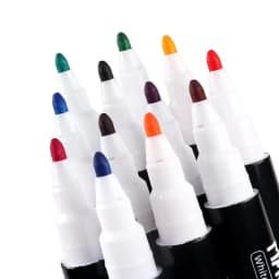 12Pcs/set 2024 Colorful School Classroom Supplies Magnetic Erasable Whiteboard Pens Marker Dry Eraser Pages Children's Drawing