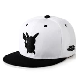 Anime Pikachus Cosplay Hat Unisex Adjustable Casual Baseball Hat Outdoor Sun Protection Hat Flat Brim Hat