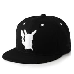 Anime Pikachus Cosplay Hat Unisex Adjustable Casual Baseball Hat Outdoor Sun Protection Hat Flat Brim Hat