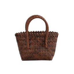 Women Woven Large Capacity Shoulder Bags Crochet Bag Knitting Handbags Female Shopping Tote Bags
