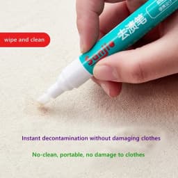 Portable Clothes Stain Removal Pen Grease Stain Removal Erase Scouring Pen Textile Emergency Decontamination Cleaner 10ml
