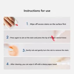 Portable Clothes Stain Removal Pen Grease Stain Removal Erase Scouring Pen Textile Emergency Decontamination Cleaner 10ml