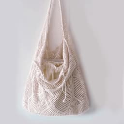New Trend Women's Bag Crochet Handbag Retro Knitted Solid Color Hollow Top-handle Tote Bag Travel Shopper Shoulder Bag