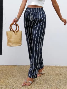 Womens Trousers Digital Printing fashion Elegant Casual japanese style European and American Korean Style