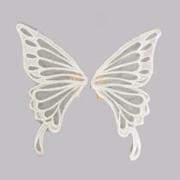 Cosplay Gothic Lolita Angel Wings Hairpin Demon Headdress Harajuku Horns Embroidery Feather Hair Clip Anime Accessories