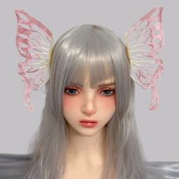 Cosplay Gothic Lolita Angel Wings Hairpin Demon Headdress Harajuku Horns Embroidery Feather Hair Clip Anime Accessories