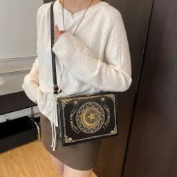 Y2K Magic Book Lolita Ita Bag Gothic Shoulder Bag Girls Transparent Pocket Cute Crossbody Handbags Women's Mini Backpacks Purse