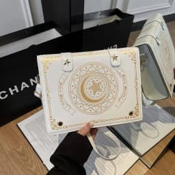 Y2K Magic Book Lolita Ita Bag Gothic Shoulder Bag Girls Transparent Pocket Cute Crossbody Handbags Women's Mini Backpacks Purse
