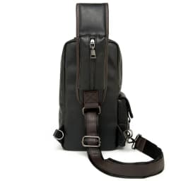 Vintage Luxury Designer Leather Crossbody Bags for Men Messenger Chest Bag Fashion Casual Bag Waterproof PU Single Shoulder Bags