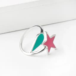 Anime Hunter X Hunter Hisoka Ring Stars Teardrop Adjustable Finger Rings for Women Men Couple Jewelry
