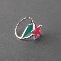 Anime Hunter X Hunter Hisoka Ring Stars Teardrop Adjustable Finger Rings for Women Men Couple Jewelry