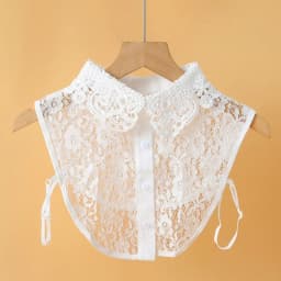 New Fashion Lace Doll Fake Collar Ladies Shawl Wrap Removable Detachable Lace False Collar Clothes Accessory