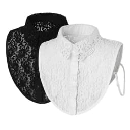 New Fashion Lace Doll Fake Collar Ladies Shawl Wrap Removable Detachable Lace False Collar Clothes Accessory
