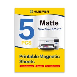 Printable Magnetic Sheets Non Adhesive 13.5mil Thick Magnet Glossy Photo Paper For Inkjet Printers Glossy/Matte。