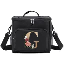 Lunch Bag Thermal Organizer Handbag Cooler Shoulder Storage Bags Waterproof Boxes for Student New Fashion Lunchbag Gold Pattern