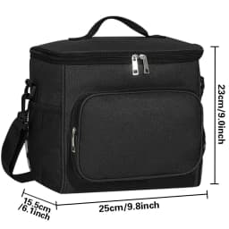 Lunch Bag Thermal Organizer Handbag Cooler Shoulder Storage Bags Waterproof Boxes for Student New Fashion Lunchbag Gold Pattern