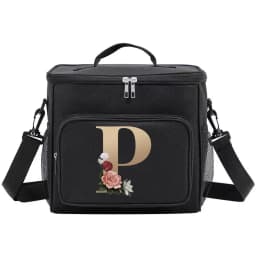 Lunch Bag Thermal Organizer Handbag Cooler Shoulder Storage Bags Waterproof Boxes for Student New Fashion Lunchbag Gold Pattern