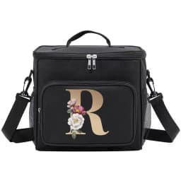 Lunch Bag Thermal Organizer Handbag Cooler Shoulder Storage Bags Waterproof Boxes for Student New Fashion Lunchbag Gold Pattern