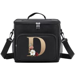 Lunch Bag Thermal Organizer Handbag Cooler Shoulder Storage Bags Waterproof Boxes for Student New Fashion Lunchbag Gold Pattern