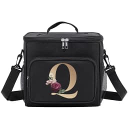 Lunch Bag Thermal Organizer Handbag Cooler Shoulder Storage Bags Waterproof Boxes for Student New Fashion Lunchbag Gold Pattern