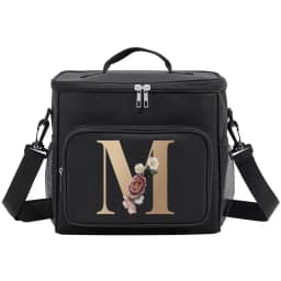 Lunch Bag Thermal Organizer Handbag Cooler Shoulder Storage Bags Waterproof Boxes for Student New Fashion Lunchbag Gold Pattern