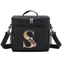 Lunch Bag Thermal Organizer Handbag Cooler Shoulder Storage Bags Waterproof Boxes for Student New Fashion Lunchbag Gold Pattern